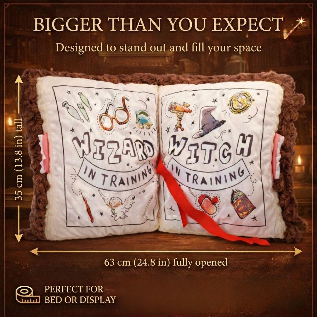 Wizaryn™ The Spellbook Pillow
